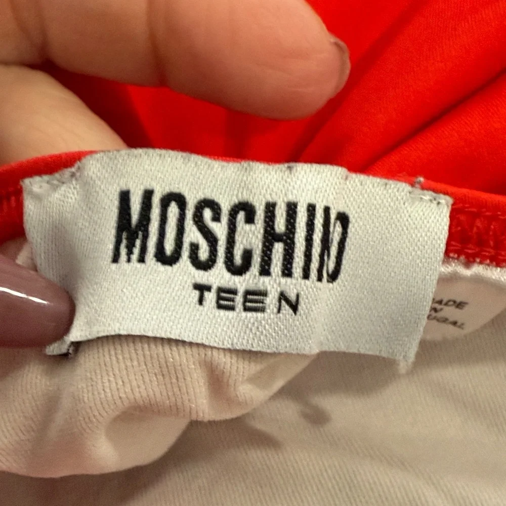 Moschino Red Teddy Bear One-Piece